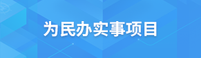 為民辦實事項目